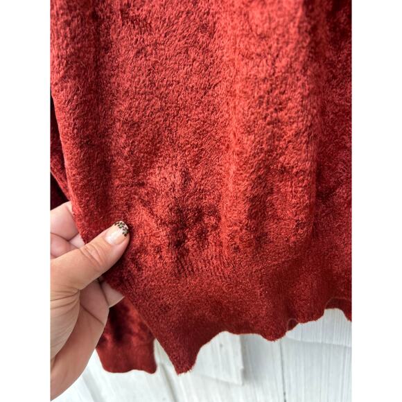 Elizabeth And James Pearl Velvet Sweatshirt Crewneck Raglan Sleeves Pullover XS - Picture 5 of 8